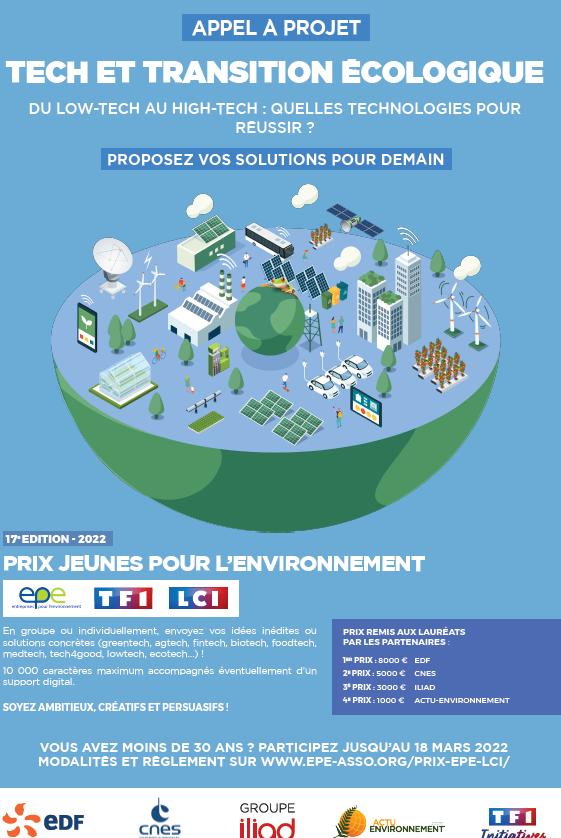 Le 17ème prix Jeunes pour l'Environnement