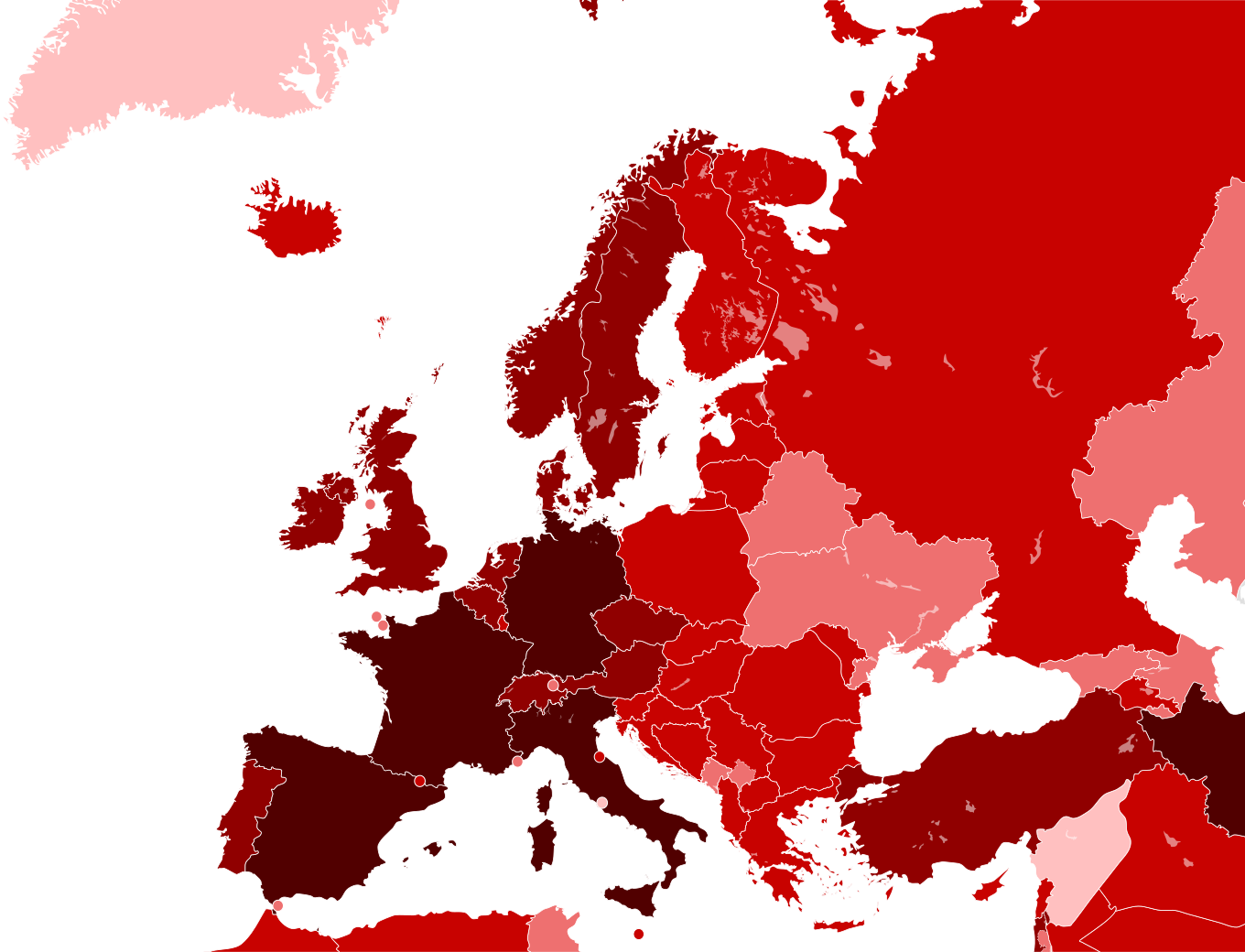 Le coronavirus en Europe : une mise à jour