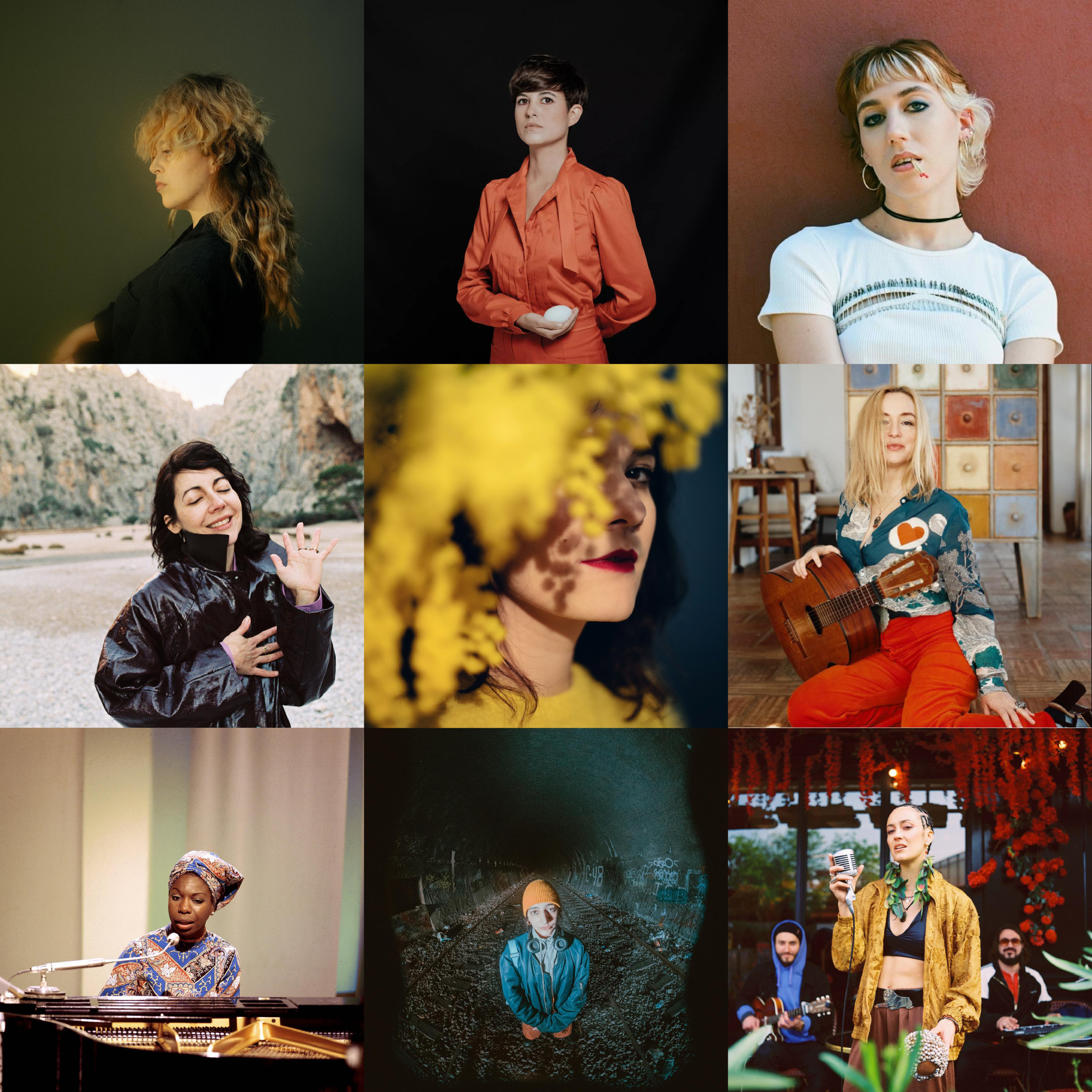 sivliapoch - lenzoner - Aina Clement - Anika Zachow 8 femmes qui... chantent l'air du temps
