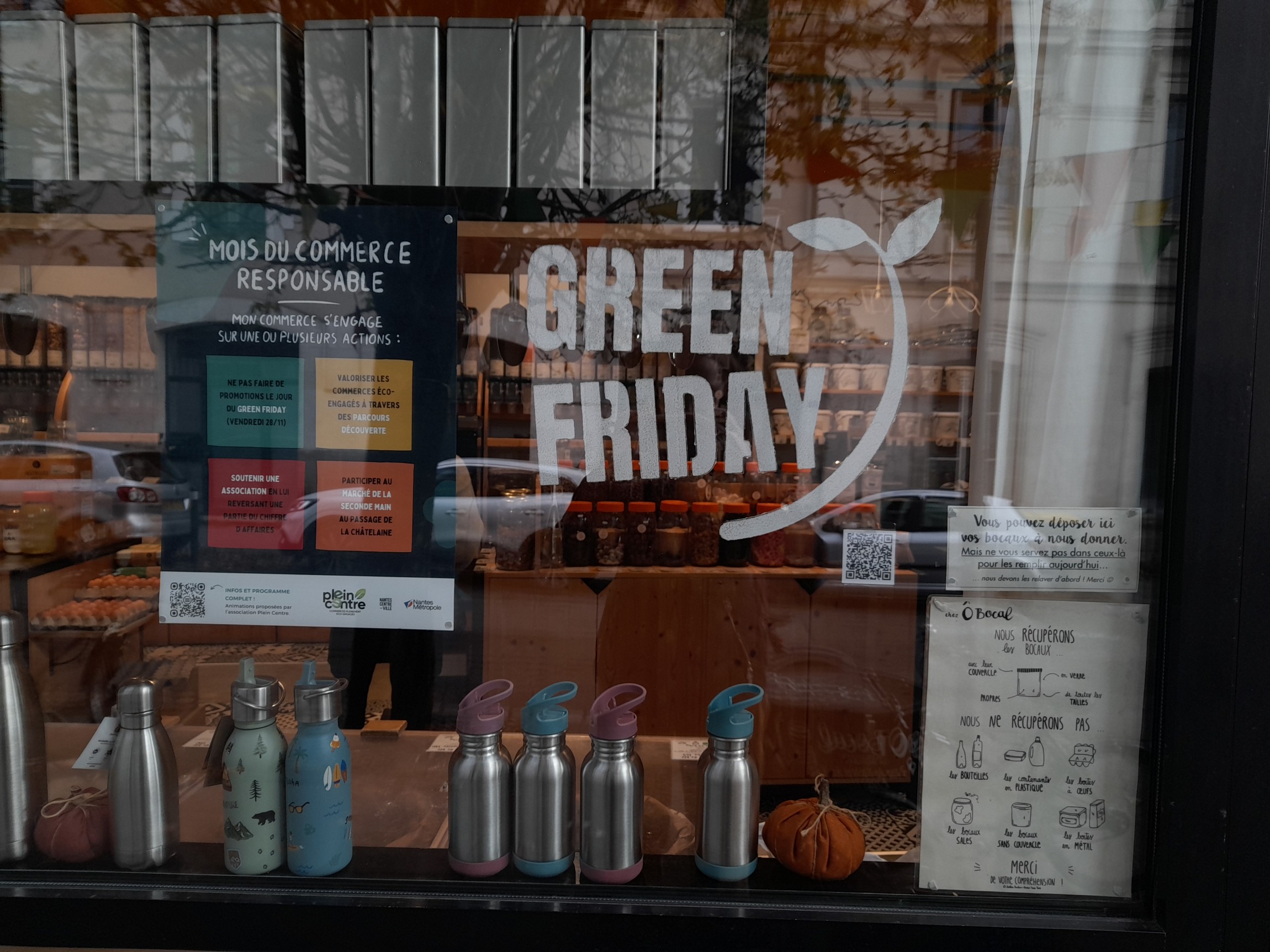 Green Friday: une initiative de Plein-Centre à Nantes pour une consommation responsable.