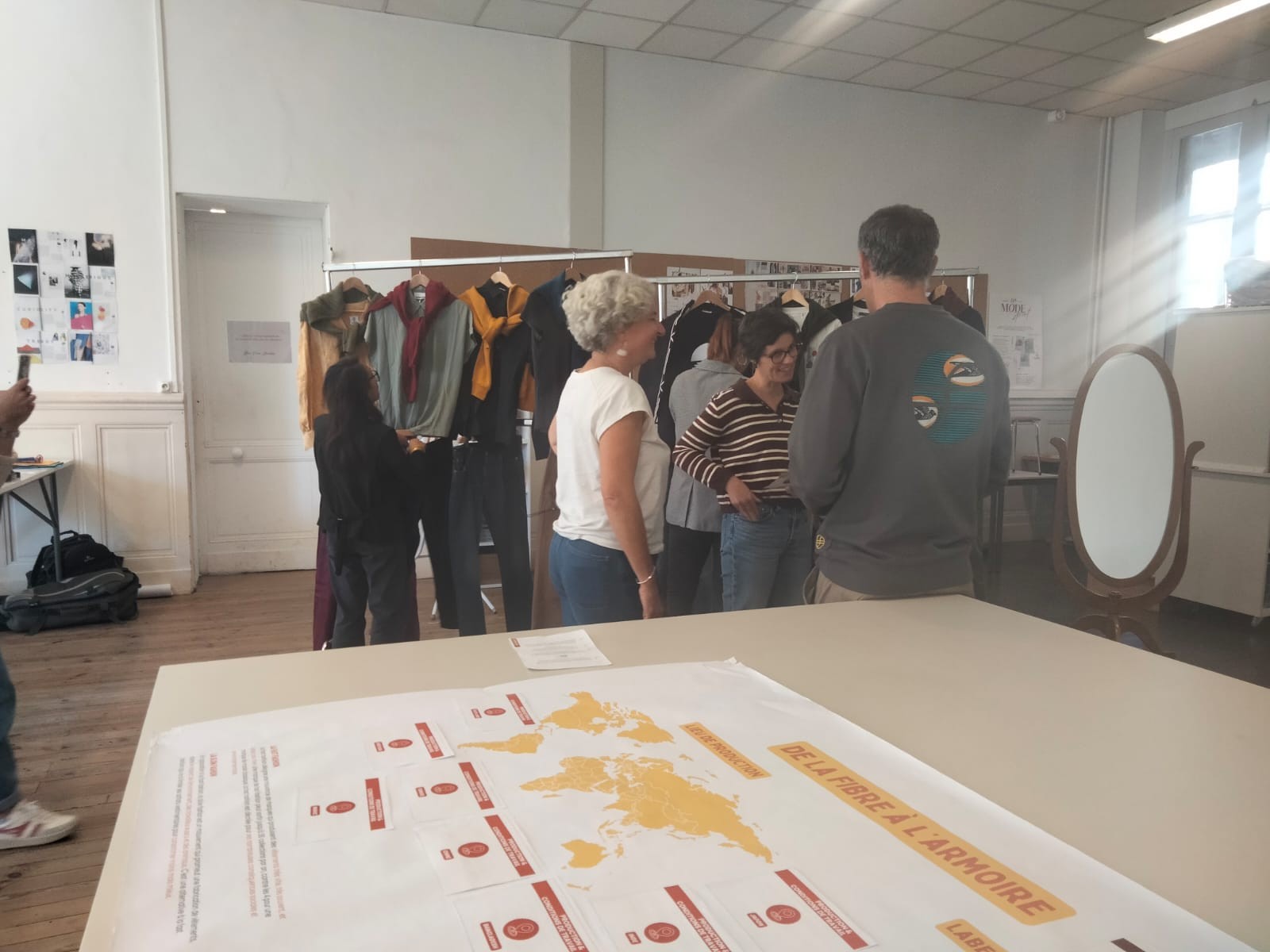 De la fibre à l'armoire : un jeu pour étudier l'impact de nos vêtements